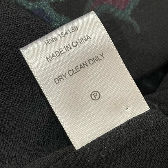 STAUD Milla Puff-Sleeve Midi-Dress - Black Abstract Wave - 4 - Picture 13 of 15